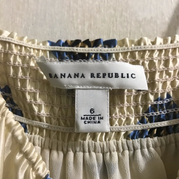 Banana Republic 100% Silk Maxi Dress Spaghetti Straps Beach Coastal Boho Sz 6 S - Picture 2 of 7